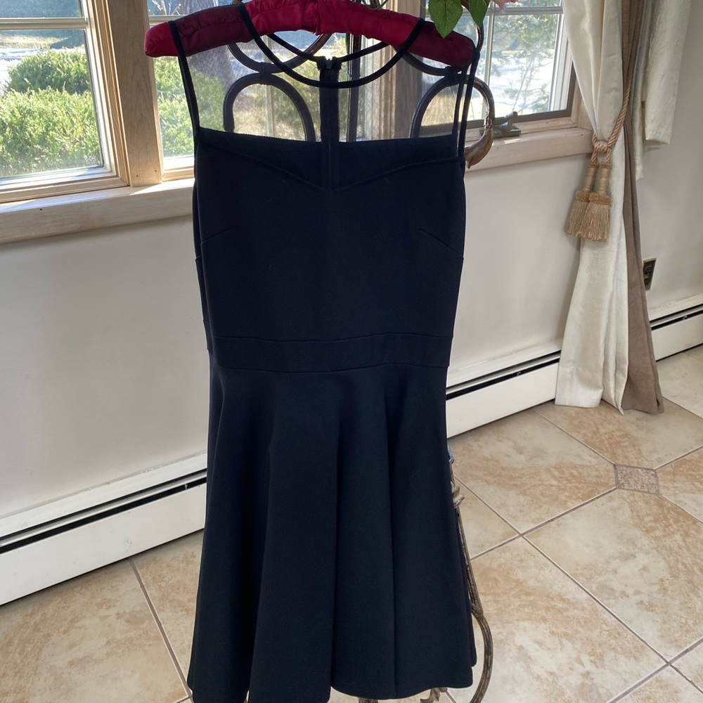 Mini black dress size L LBD GRAD PARTY BAR HOPPING COCKTAIL DRESS